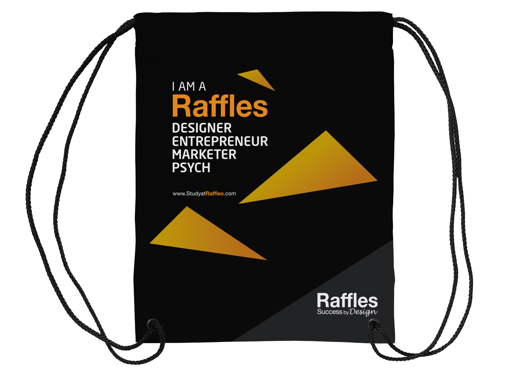 Raffles Drawstring Bag