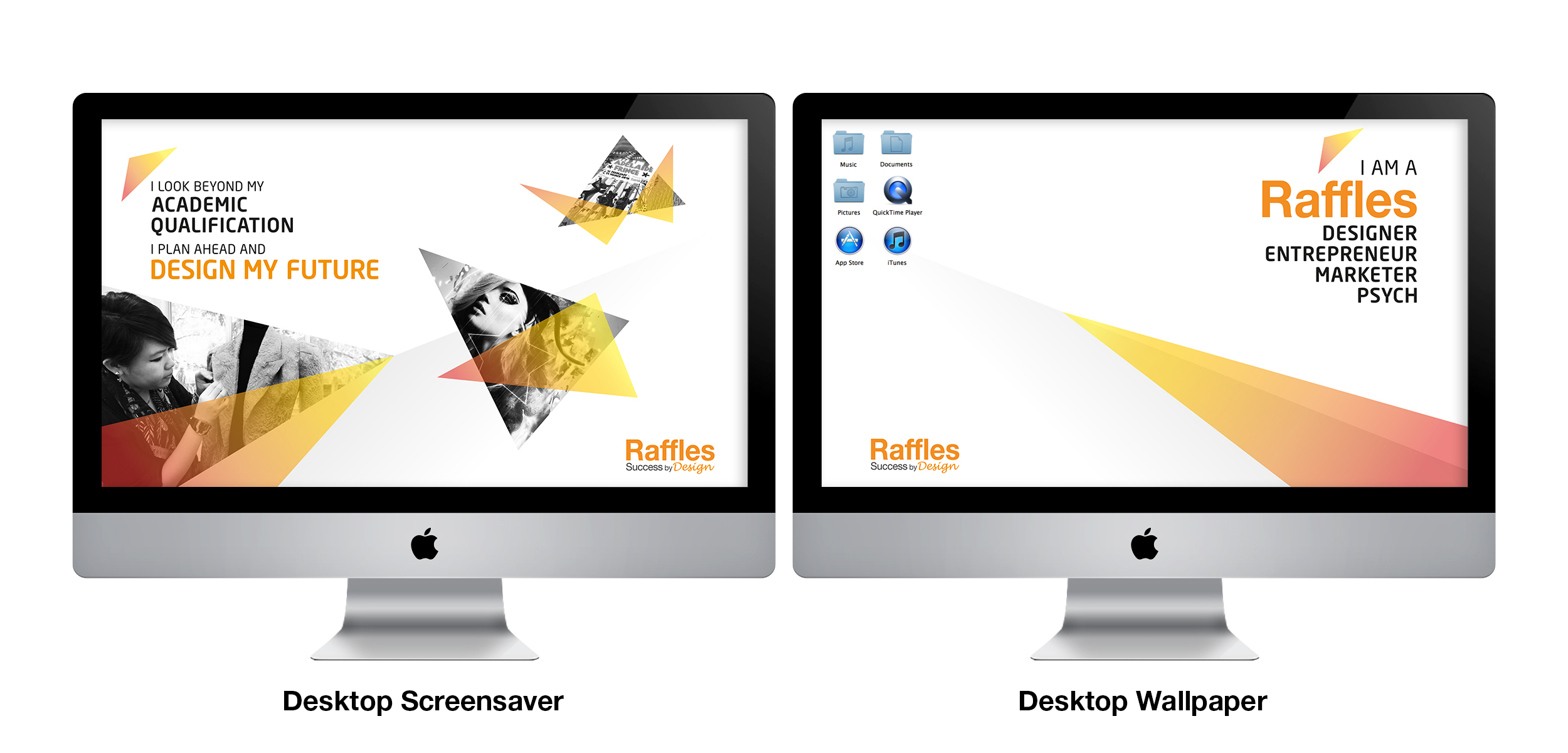 Raffles Brand Wallpaper